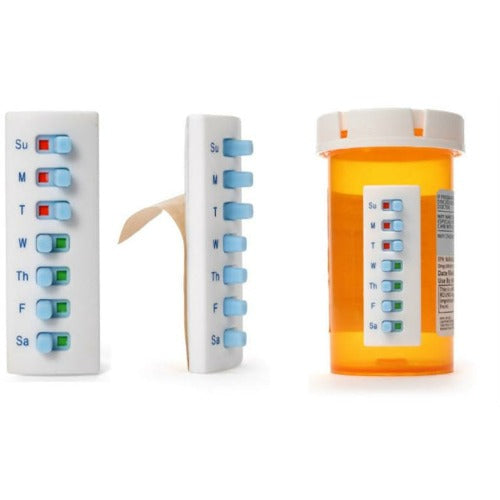 5 Pack Medication Tracker Take-n-Slide Organizer Alternative 7