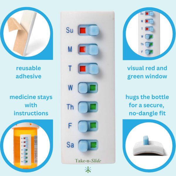 Take and slide features reusable adhesive curved back red green window indicators