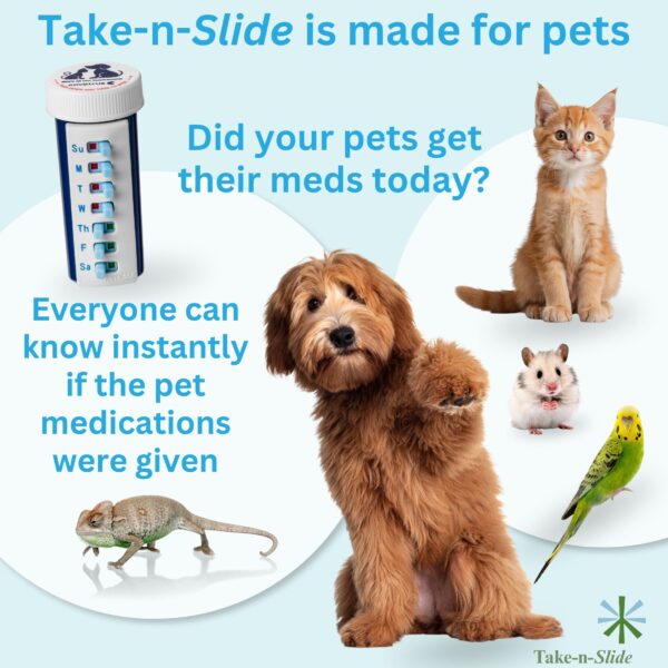 Take and slide is for pet care